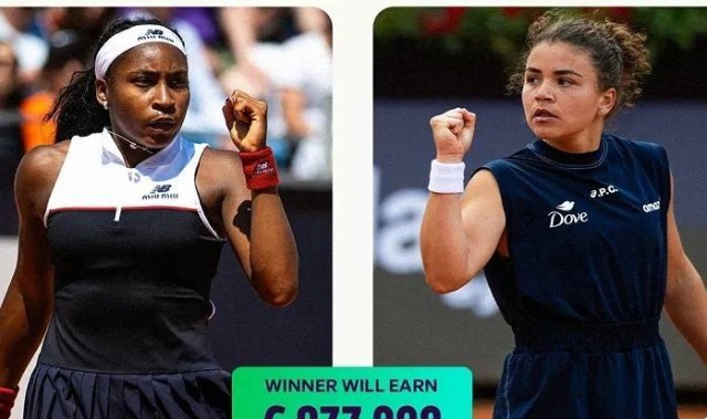 高芙VS保利尼！决赛时间曝光，郑钦文坐收渔利，法网冠军稳了