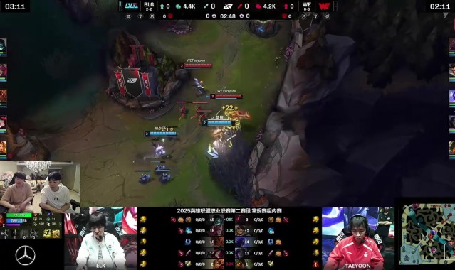 j9九游会官方登录Taeyoon卡莎12杀爆C!姿态看BLG被WE虐:WE牛逼,虐完TES虐BLG!