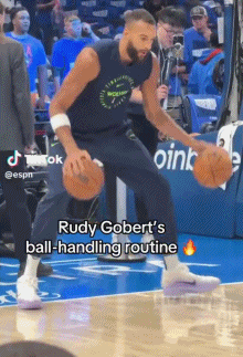 j9九游真人游戏第一品牌登录入口哥们这我真的行😂戈贝尔运球热身训练时 两次把球运飞🤪